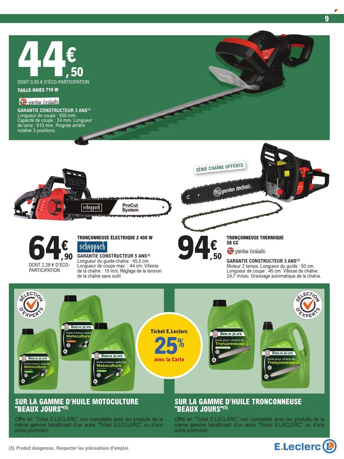 Catalogue E.LECLERC - JARDIN D'AUTOMNE BRICO CHAUFFAGE (2025-09-23 - 2025-10-04)