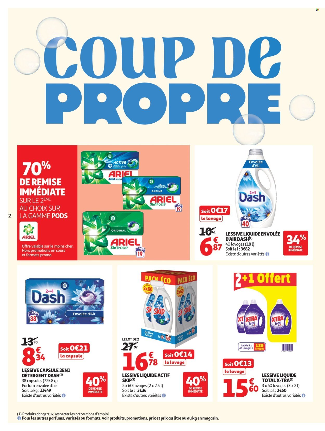 Catalogue AUCHAN - Coup de propre hypers