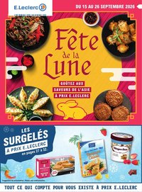 Catalogue E.LECLERC - FETE DE LA LUNE + SURGELES