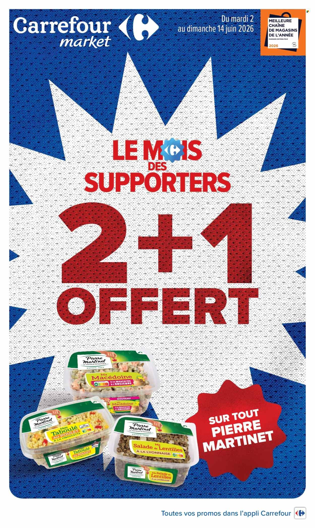 Catalogue CARREFOUR MARKET - LE MOIS DES SUPPORTERS