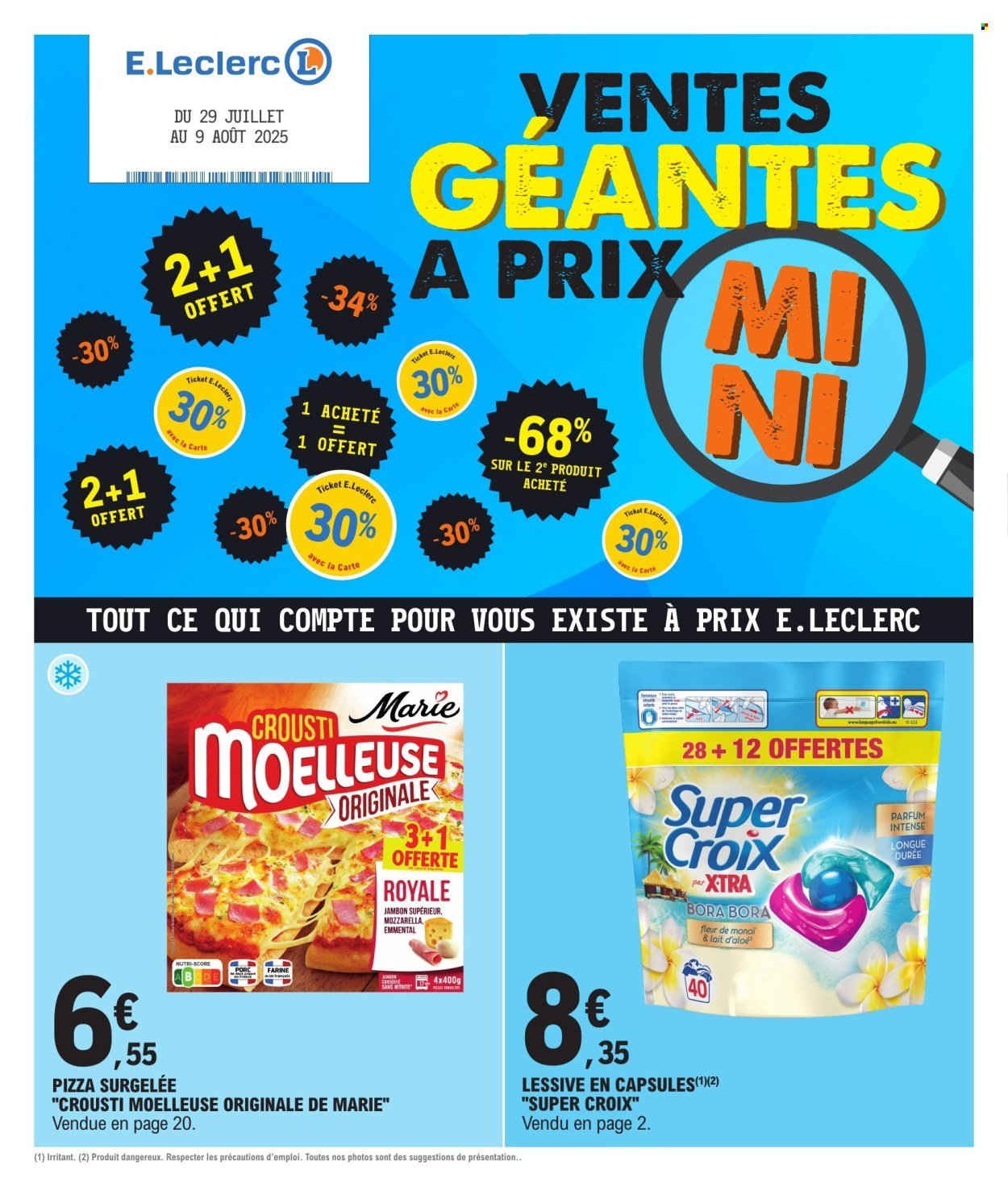 Catalogue E.LECLERC - VENTES GEANTES (2025-07-29 - 2025-08-09)
