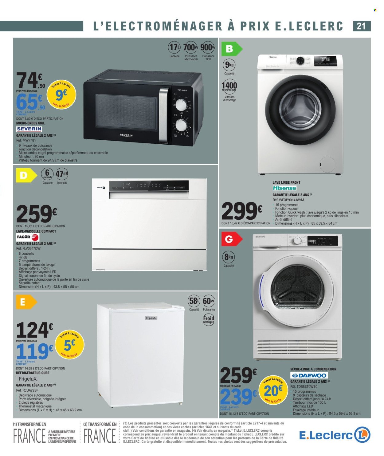 Catalogue E.LECLERC - VENTES GEANTES (2025-07-29 - 2025-08-09)