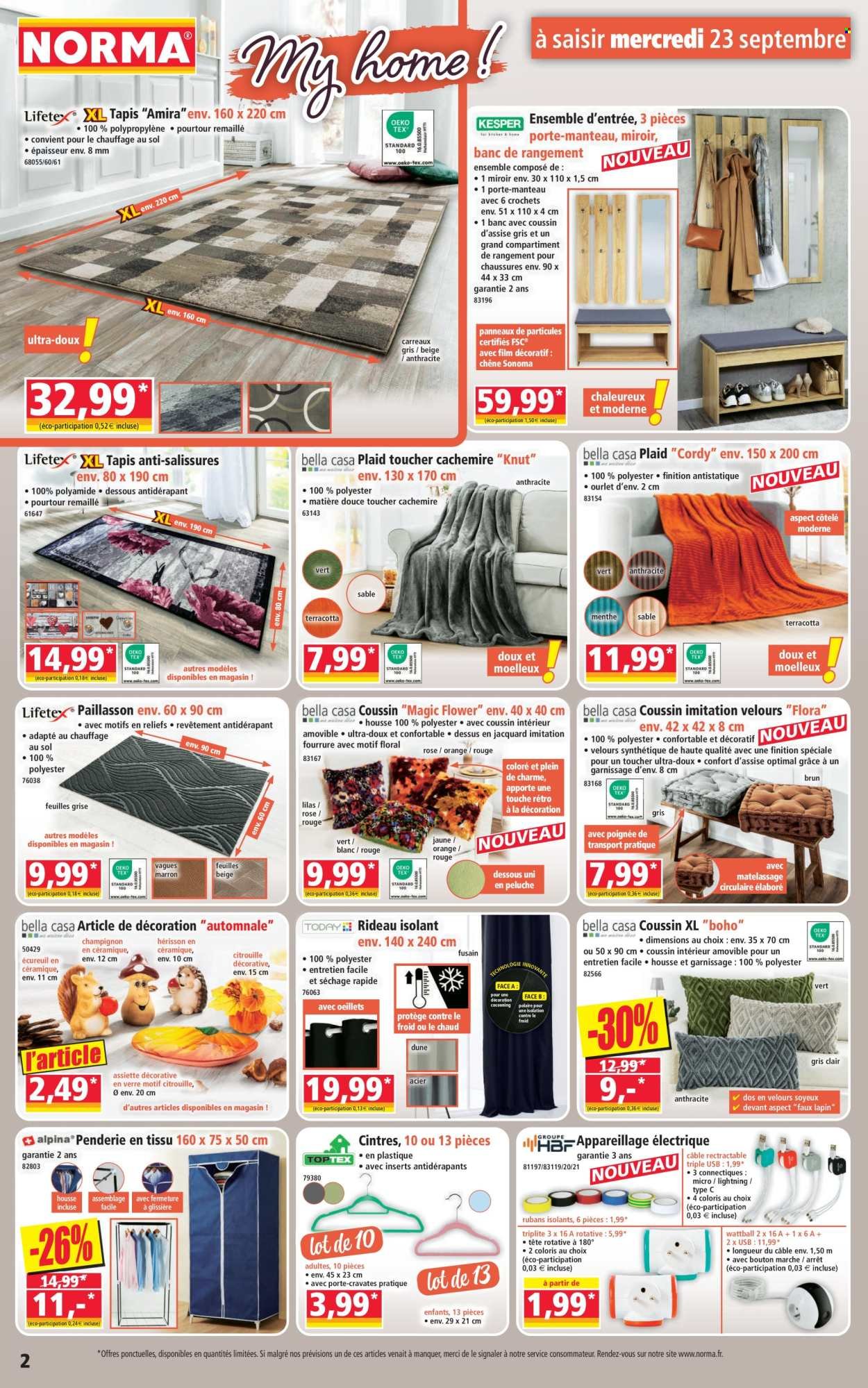 Catalogue NORMA - Du mercredi 23 septembre 2026