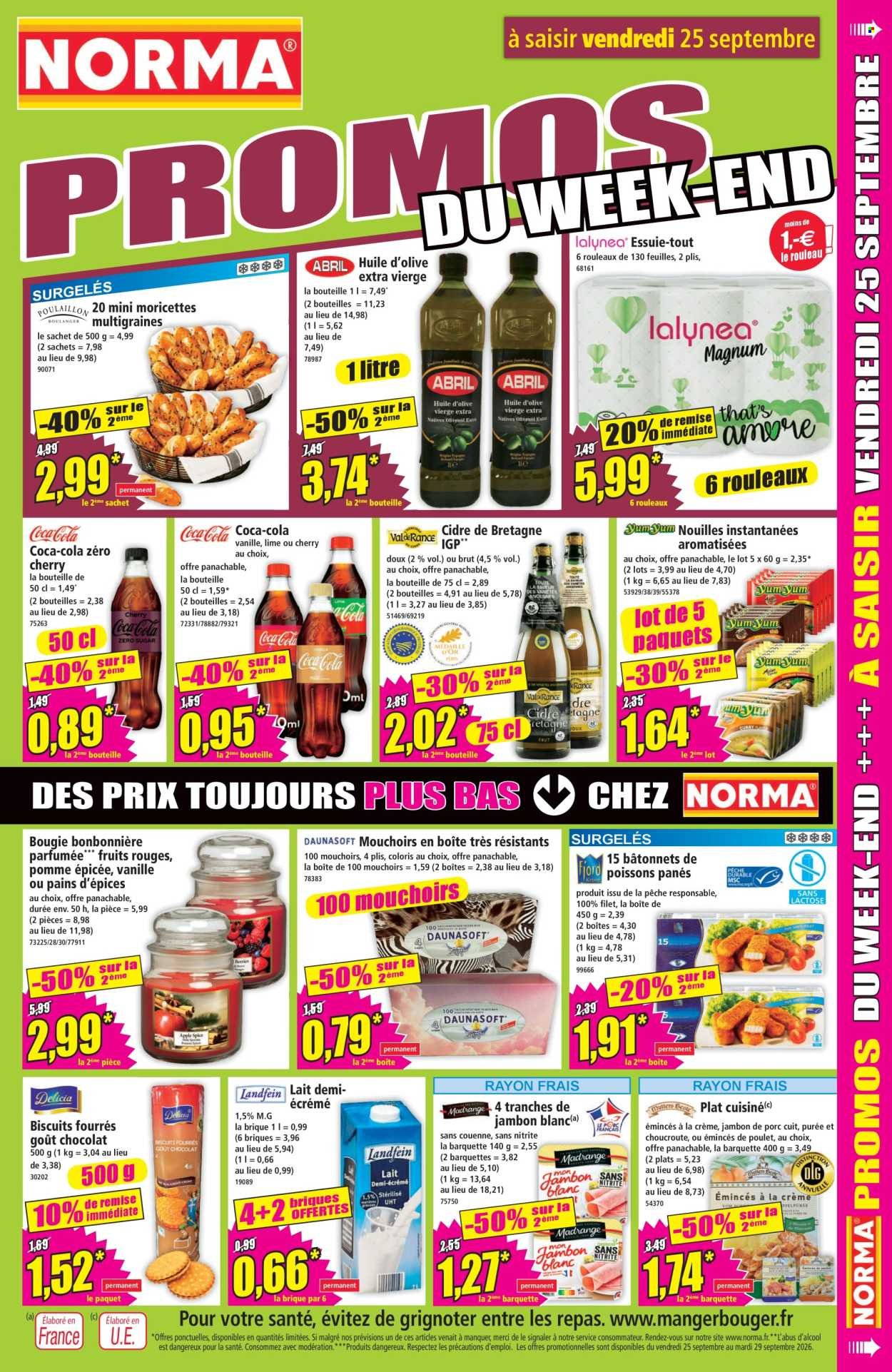 Catalogue NORMA - Du mercredi 23 septembre 2026