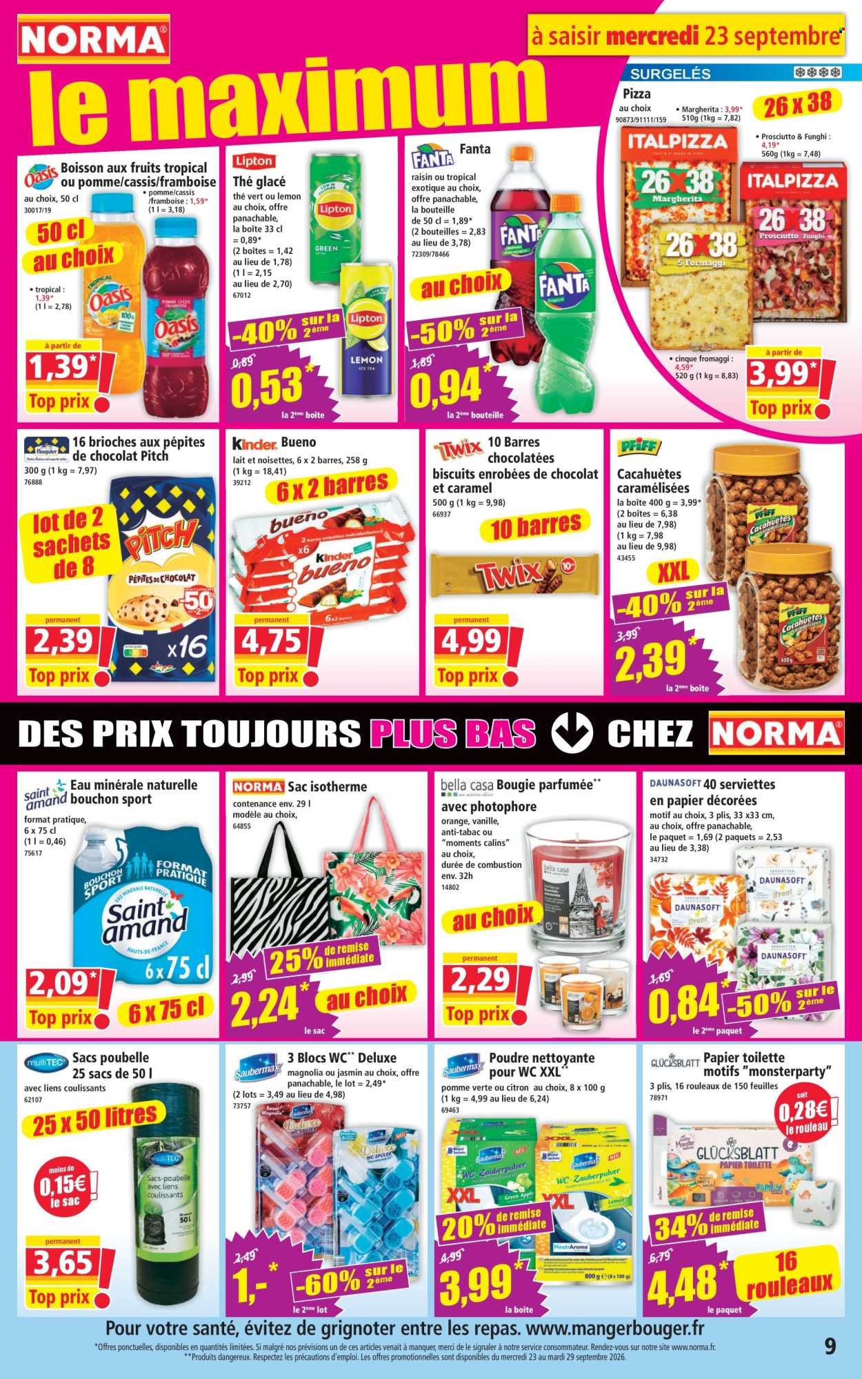 Catalogue NORMA - Du mercredi 23 septembre 2026