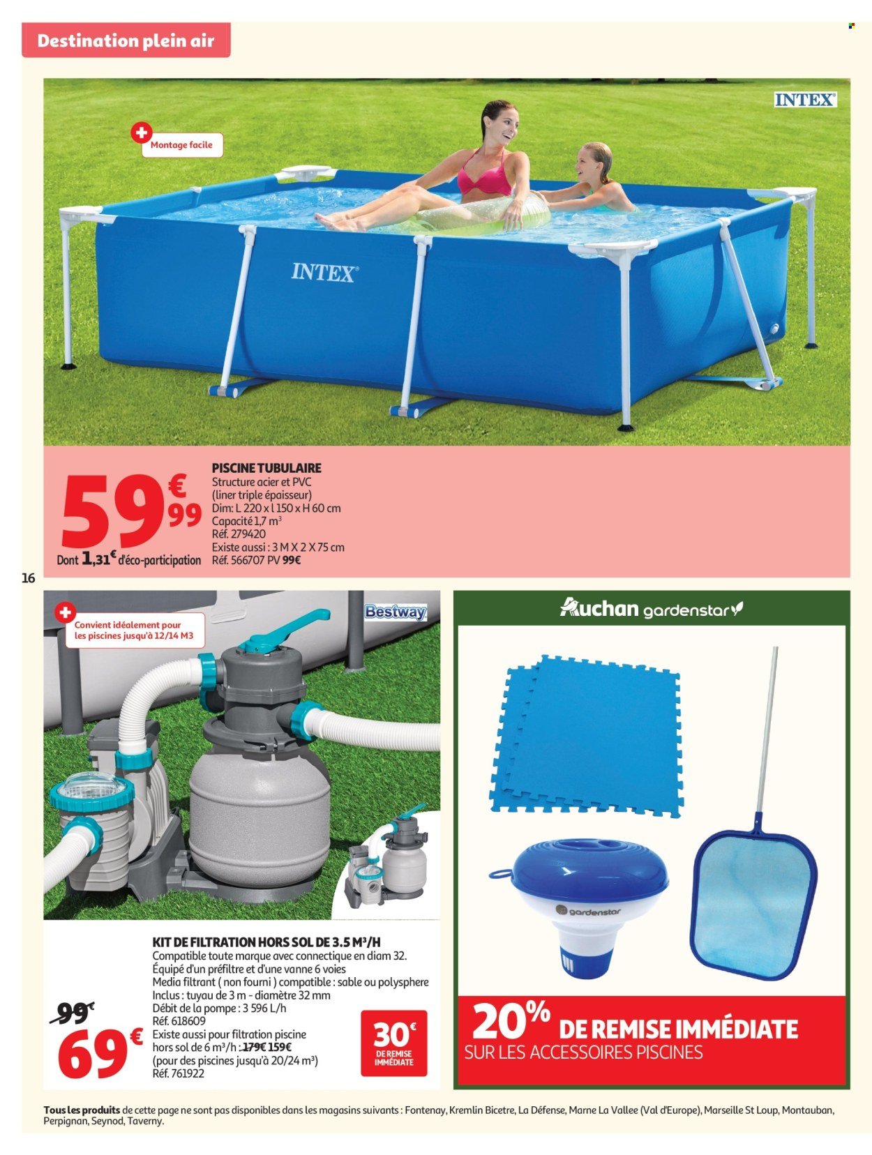 Catalogue AUCHAN - Plein air jeux de jardin