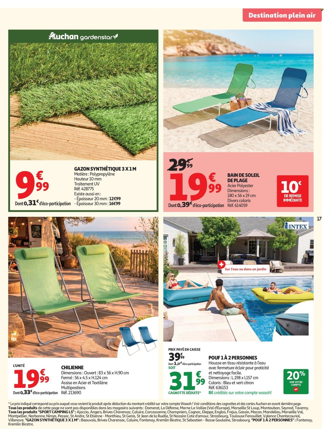 Catalogue AUCHAN - Plein air jeux de jardin
