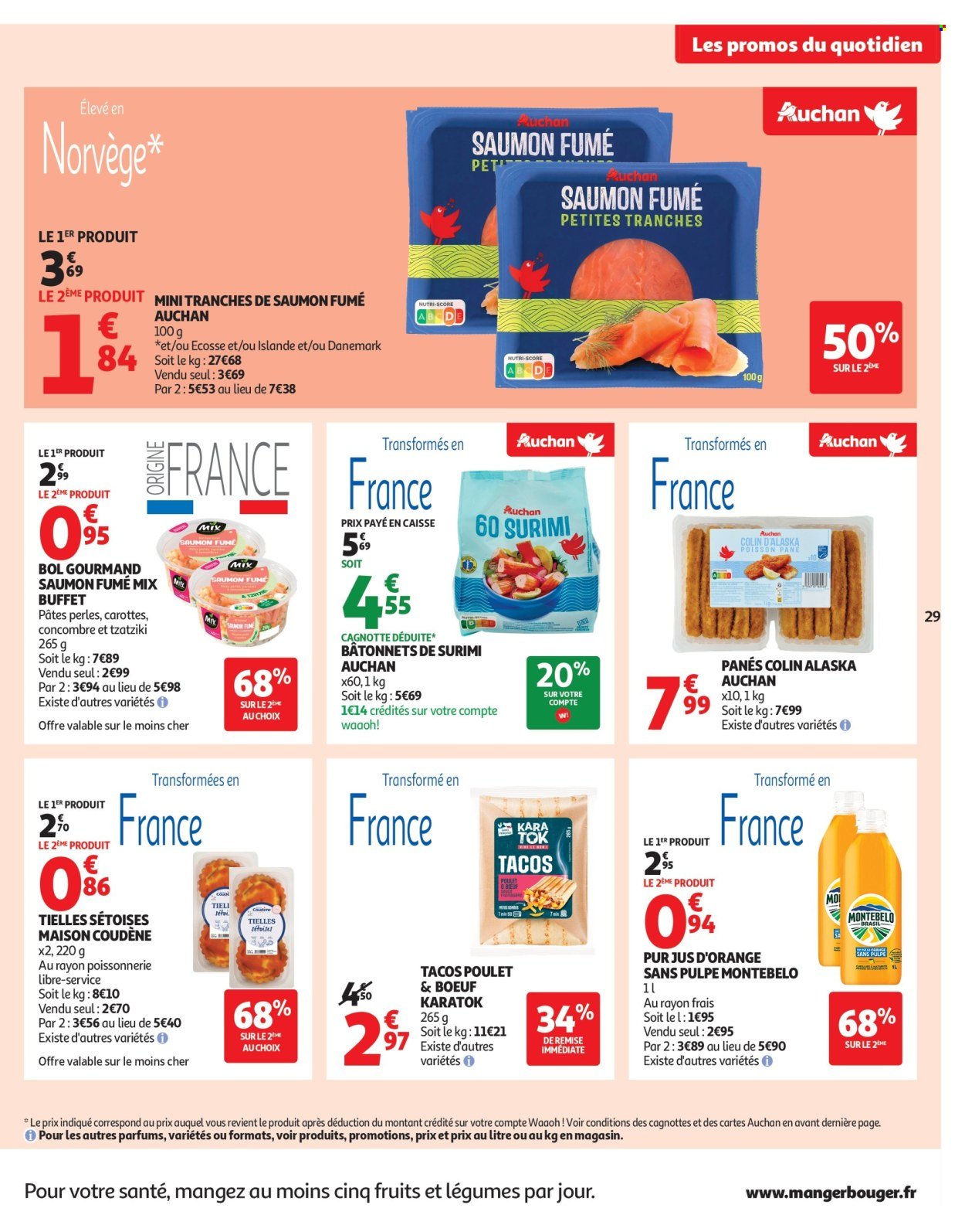 Catalogue AUCHAN - Les prix bas qui font du bien au quotidien