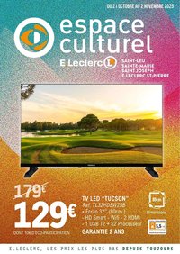 Catalogue E.LECLERC - Du mardi 21 octobre 2025