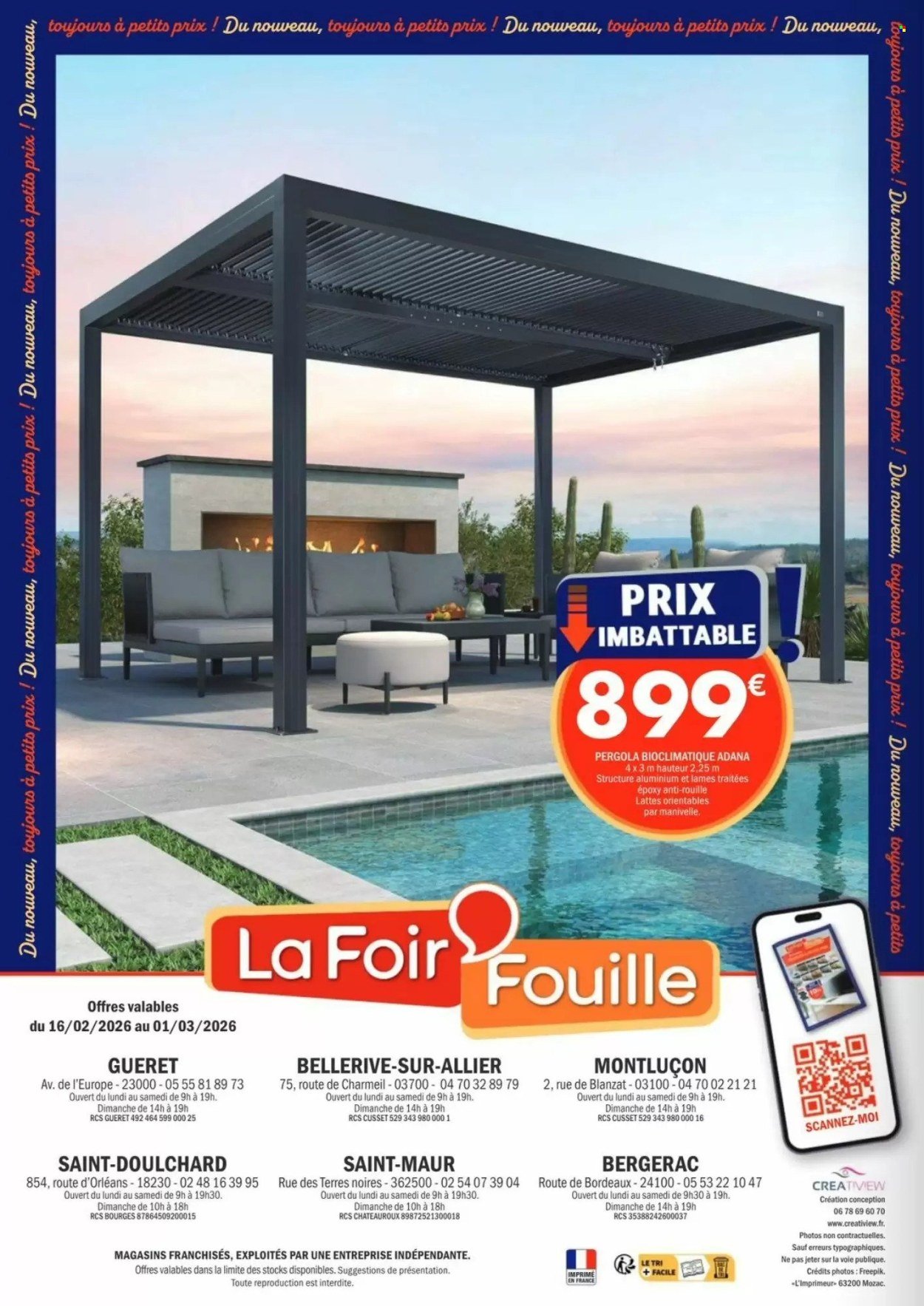 Catalogue LA FOIR'FOUILLE - Du lundi 16 février 2026