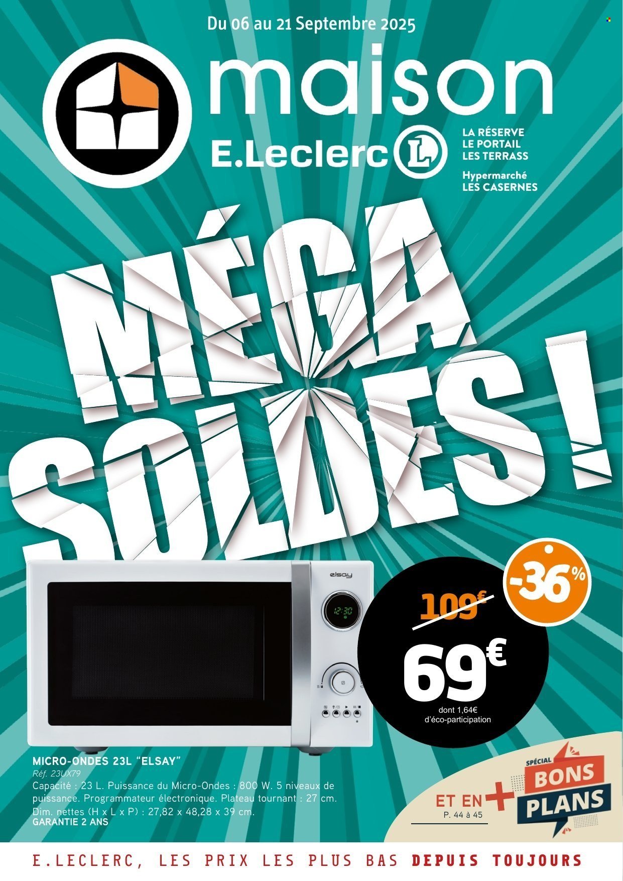 Catalogue E.LECLERC - Du samedi 6 septembre 2025 (2025-09-06 - 2025-09-21)