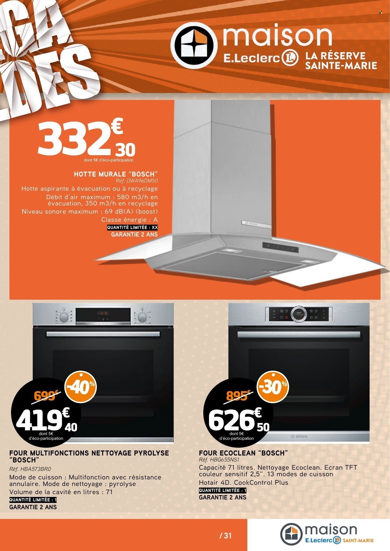 Catalogue E.LECLERC - Du samedi 6 septembre 2025 (2025-09-06 - 2025-09-21)