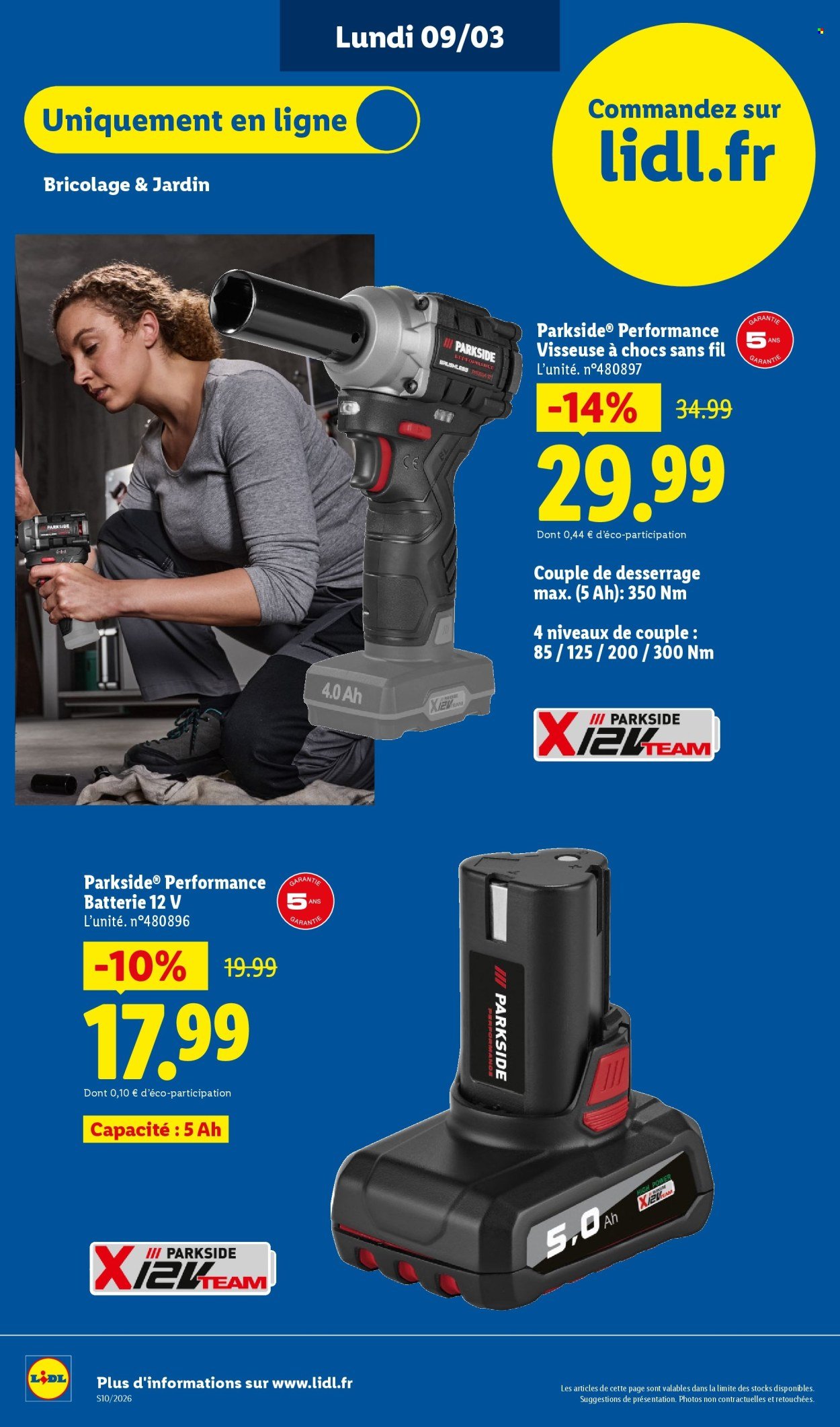 Catalogue LIDL - Les Exclus Web de la semaine (2026-03-09 - 2026-03-12)