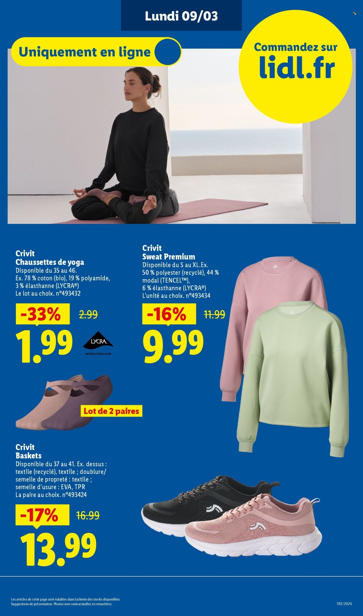 Catalogue LIDL - Les Exclus Web de la semaine (2026-03-09 - 2026-03-12)