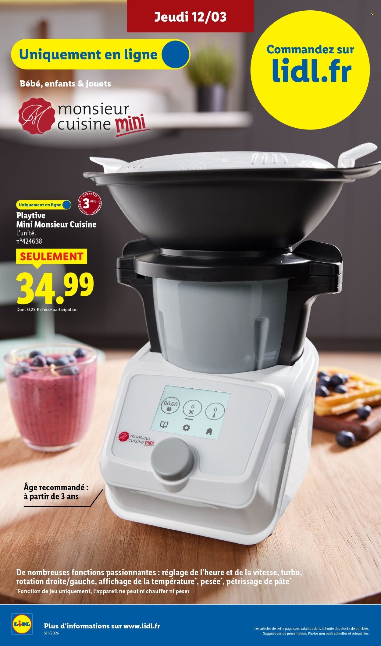 Catalogue LIDL - Les Exclus Web de la semaine (2026-03-09 - 2026-03-12)