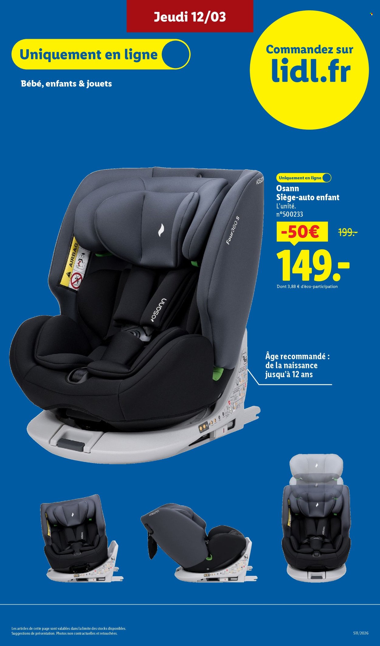 Catalogue LIDL - Les Exclus Web de la semaine (2026-03-09 - 2026-03-12)