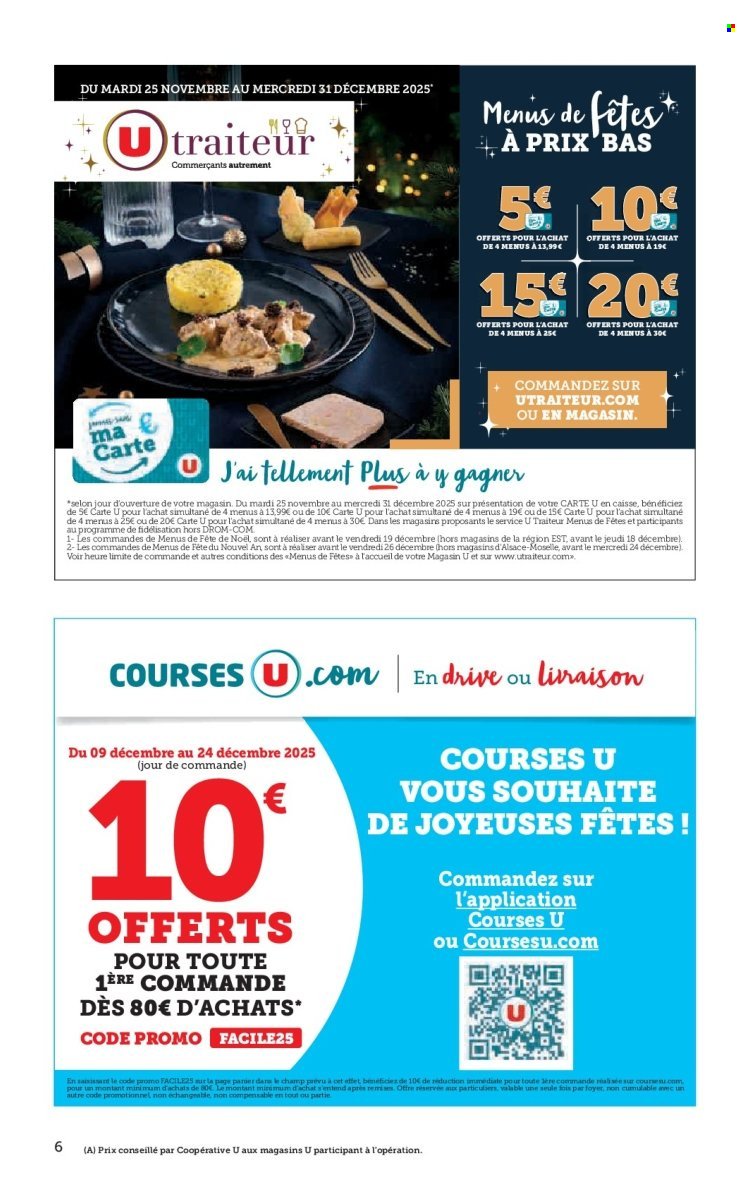 Catalogue SUPER U - Les prix bas de la semaine (2025-12-09 - 2025-12-24)