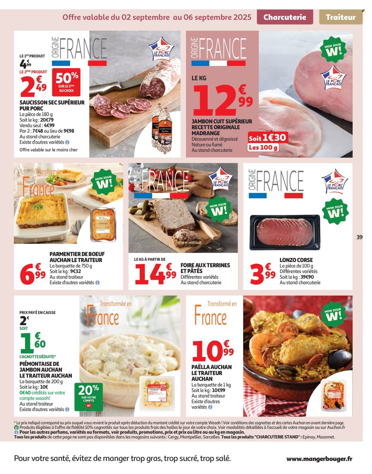 Catalogue AUCHAN - Des prix aussi bas, c'est le top ! (2025-09-02 - 2025-09-14)