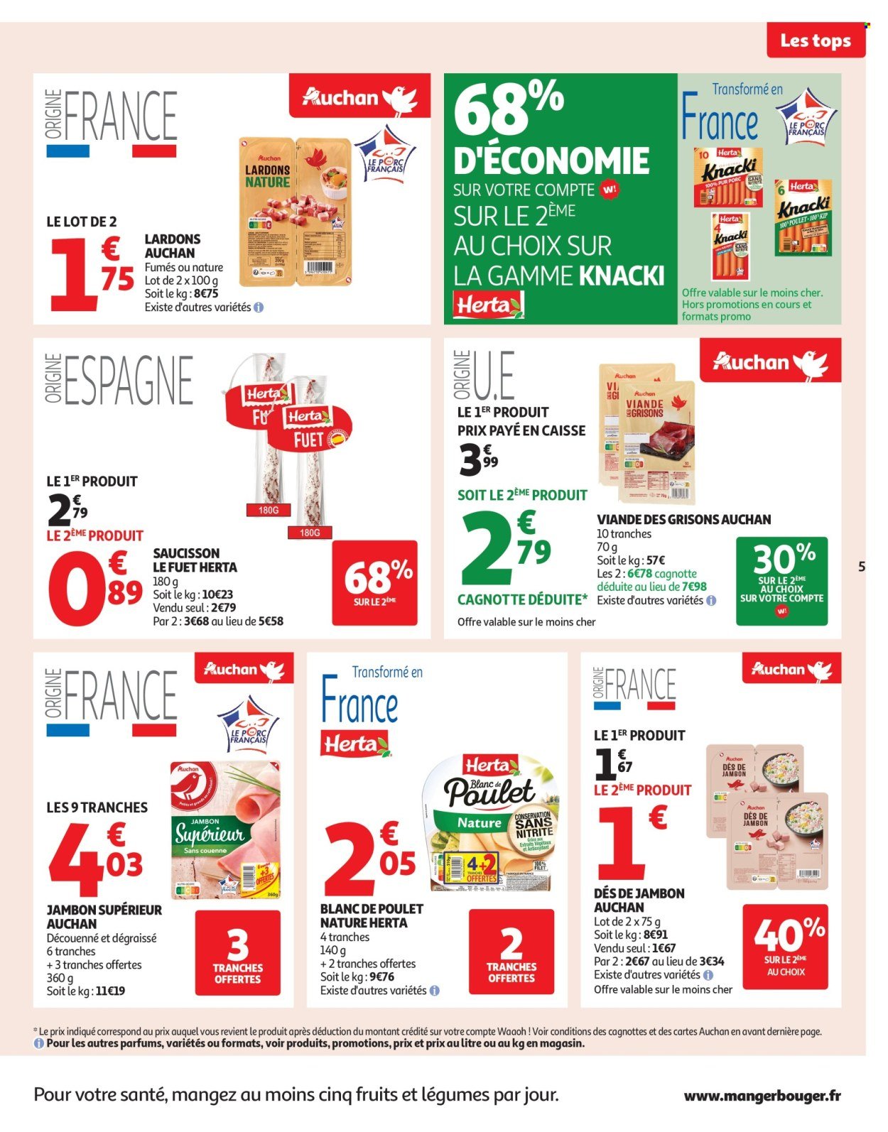 Catalogue AUCHAN - Des prix aussi bas, c'est le top ! (2025-09-02 - 2025-09-14)