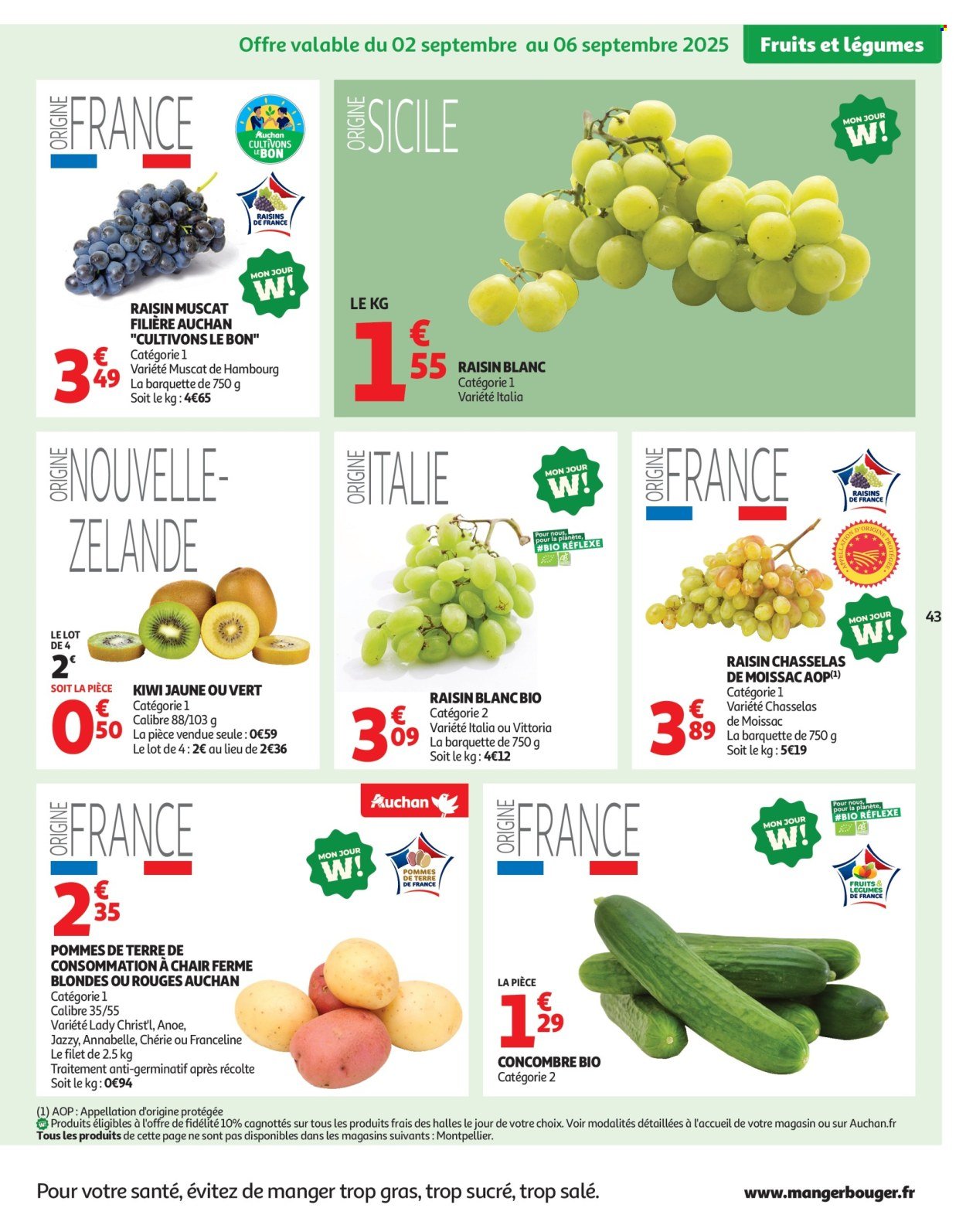 Catalogue AUCHAN - Des prix aussi bas, c'est le top ! (2025-09-02 - 2025-09-14)