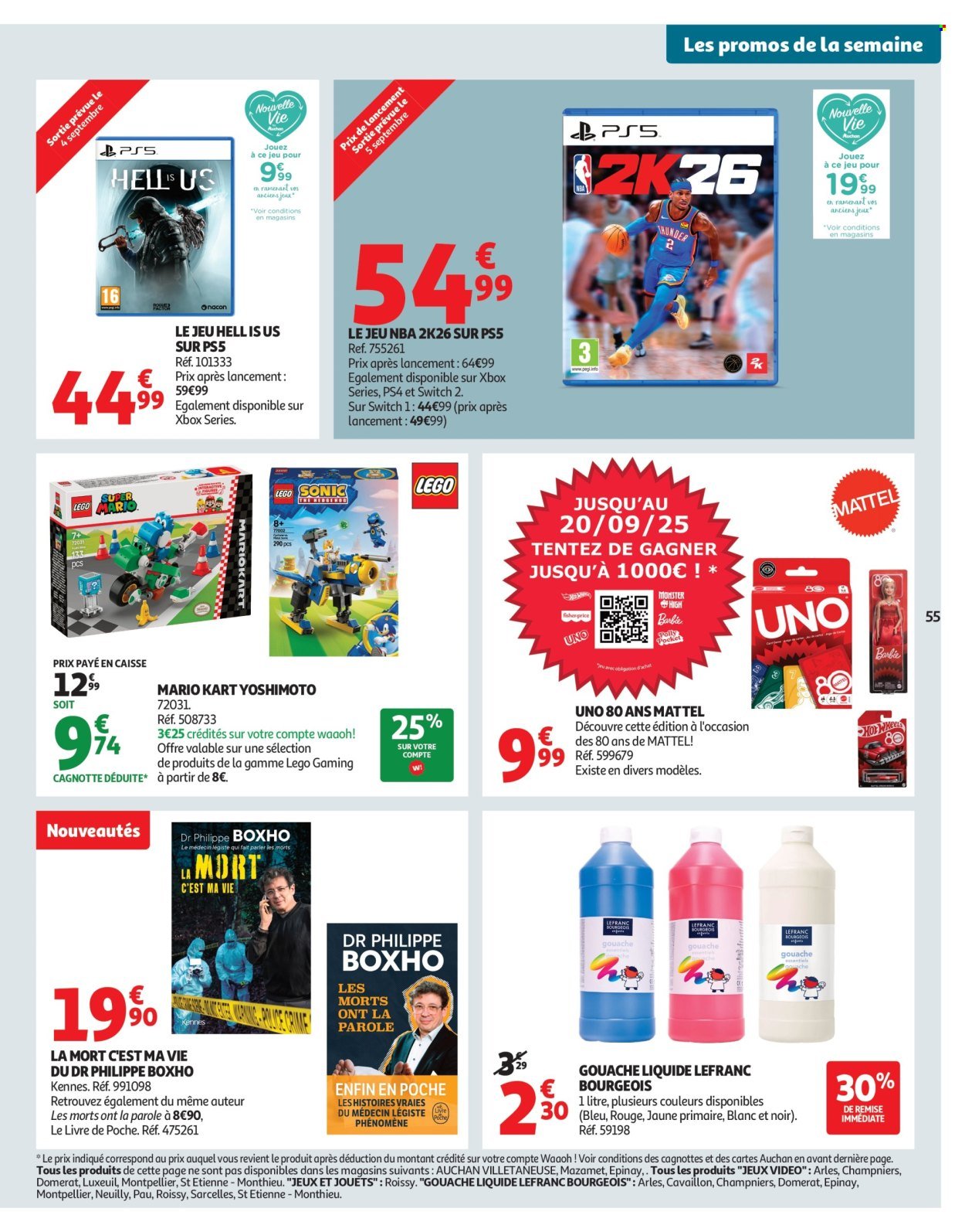 Catalogue AUCHAN - Des prix aussi bas, c'est le top ! (2025-09-02 - 2025-09-14)