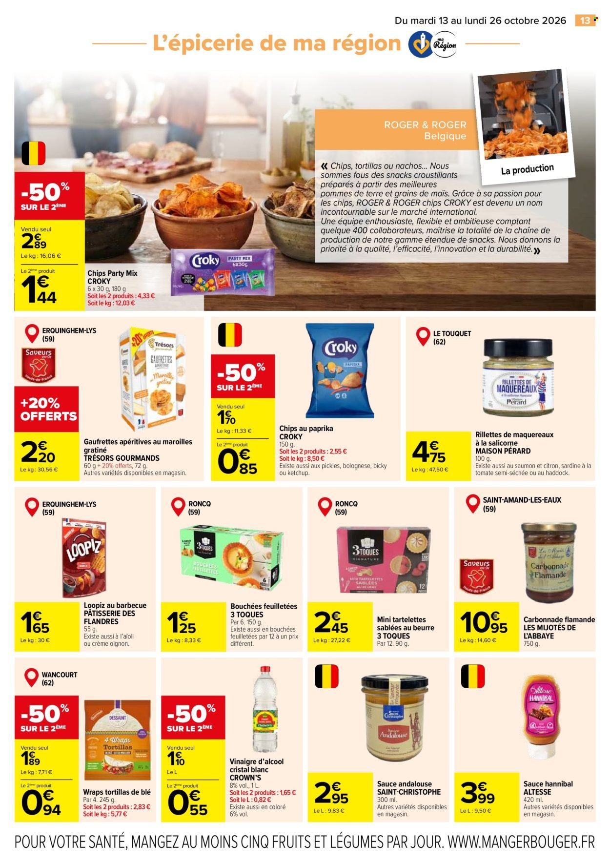 Catalogue CARREFOUR - LE MEILLEUR DE MA RÉGION DU NORD ET DE LA BELGIQUE
