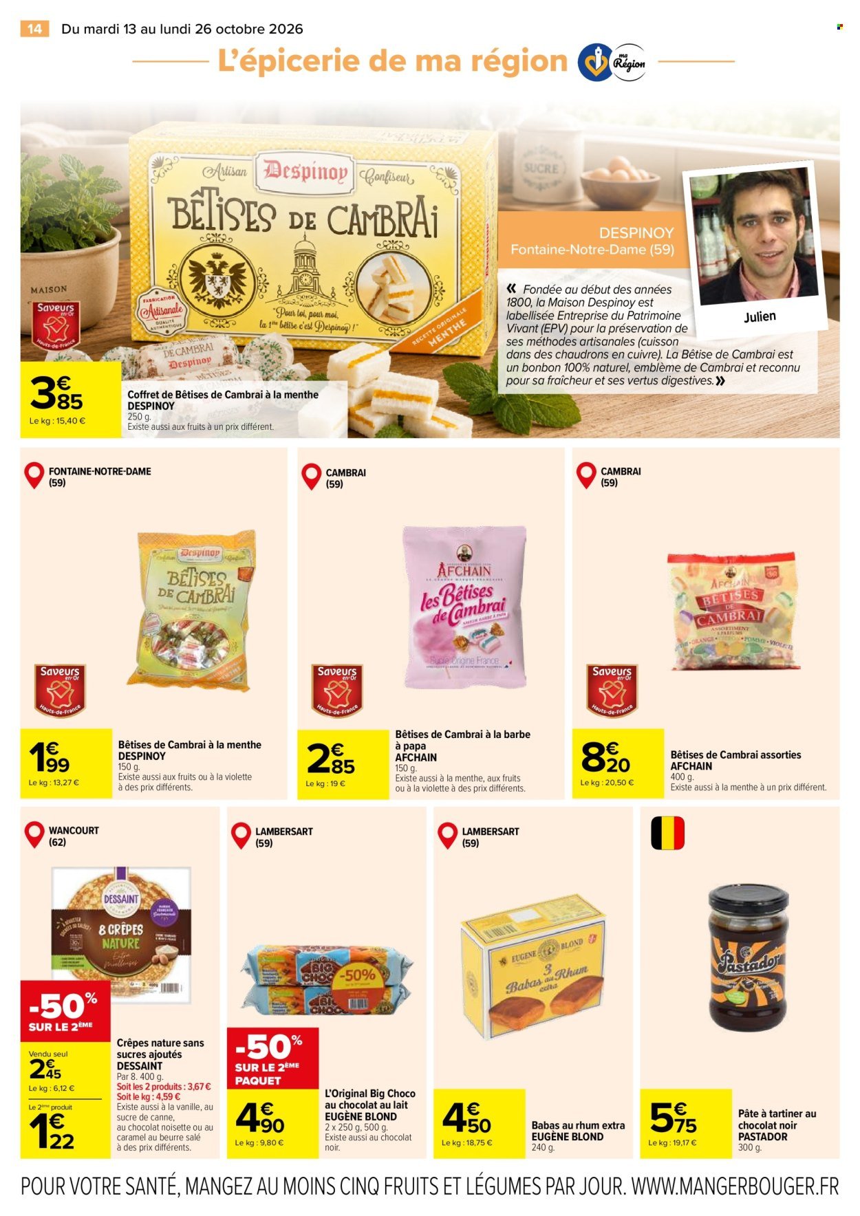 Catalogue CARREFOUR - LE MEILLEUR DE MA RÉGION DU NORD ET DE LA BELGIQUE