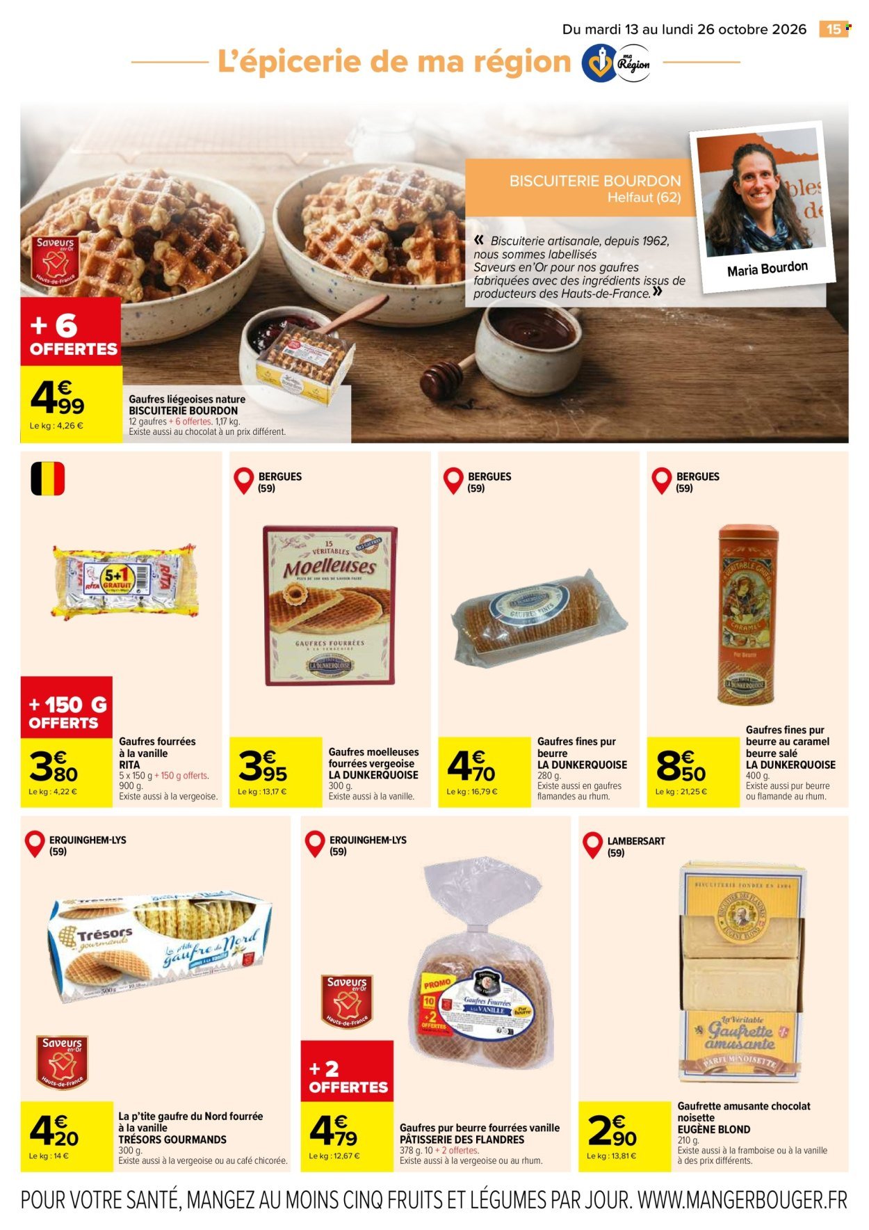 Catalogue CARREFOUR - LE MEILLEUR DE MA RÉGION DU NORD ET DE LA BELGIQUE