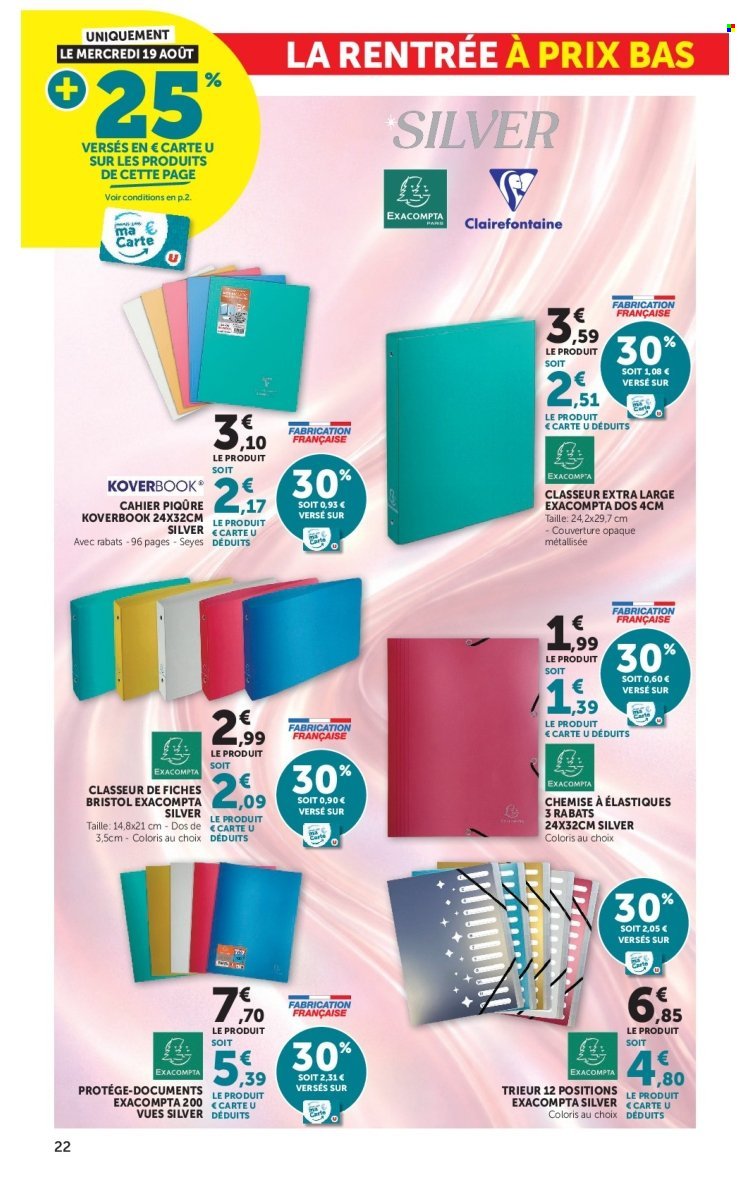 Catalogue SUPER U - La rentrée à prix bas