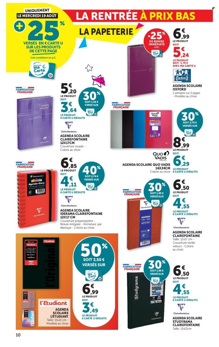 Catalogue SUPER U - La rentrée à prix bas