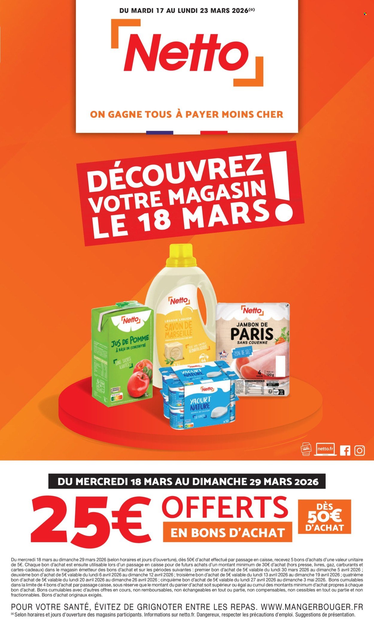 Catalogue NETTO - Découvrez votre magasin le 18 mars !