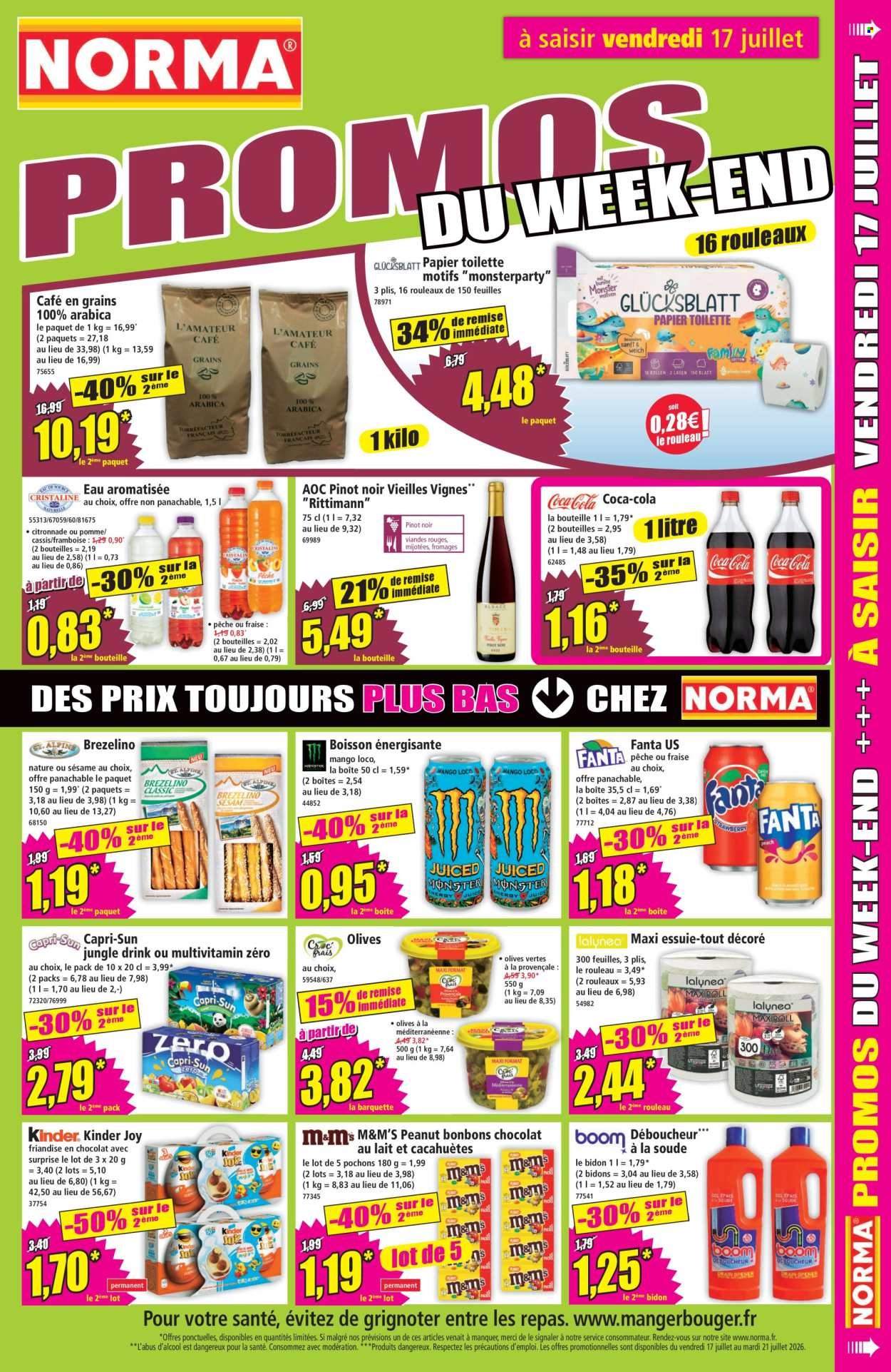 Catalogue NORMA - Du mercredi 15 juillet 2026