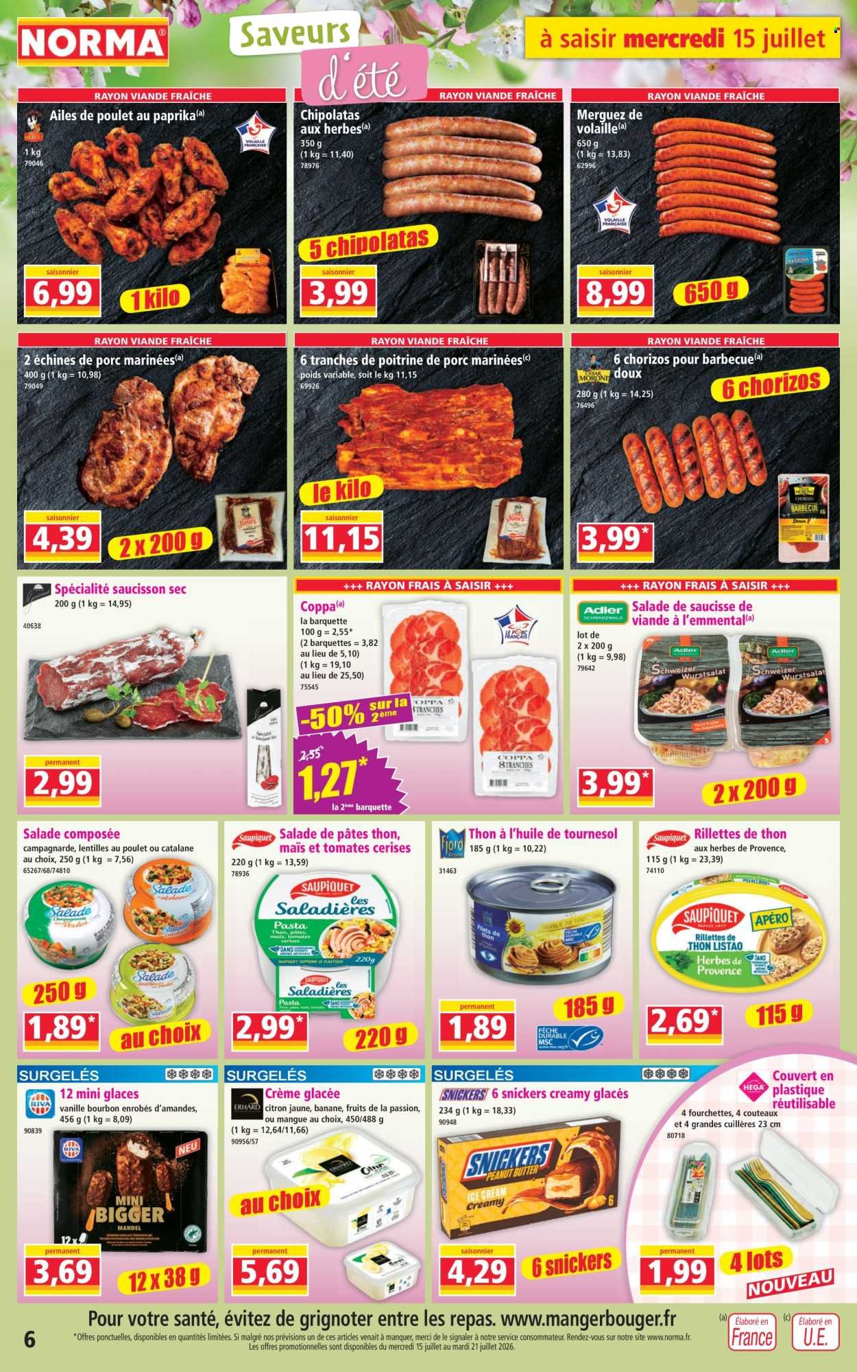Catalogue NORMA - Du mercredi 15 juillet 2026
