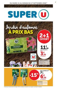 Catalogue SUPER U - Jardin d'automne à prix bas