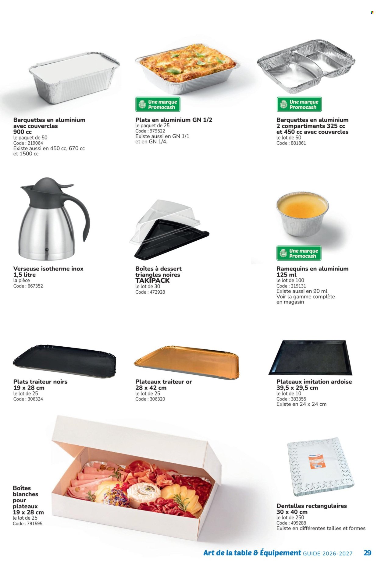 Catalogue PROMOCASH - GUIDE ART DE LA TABLE