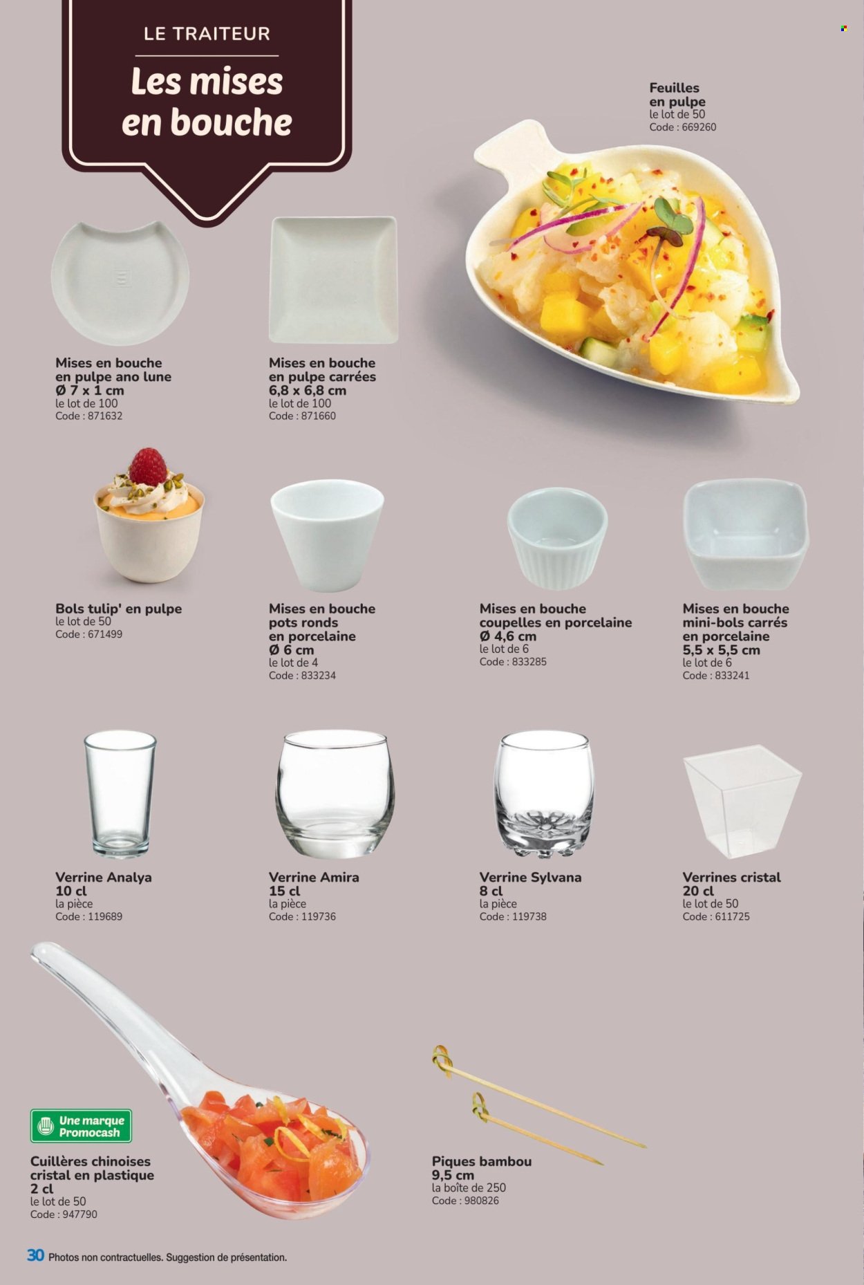 Catalogue PROMOCASH - GUIDE ART DE LA TABLE