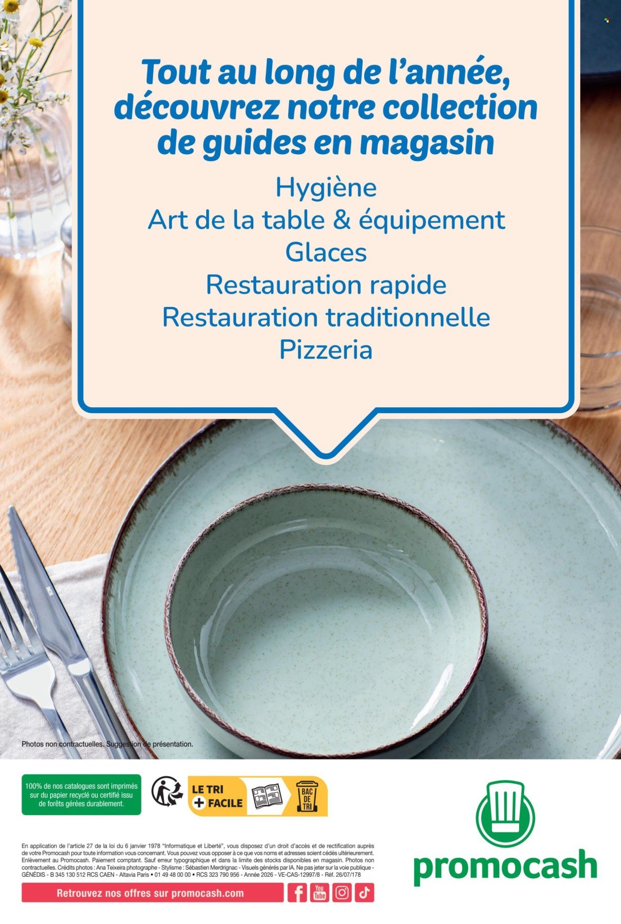 Catalogue PROMOCASH - GUIDE ART DE LA TABLE