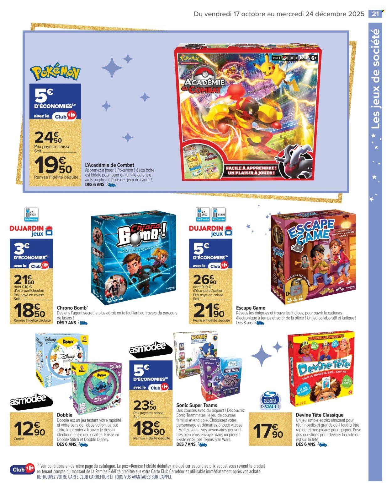 Catalogue CARREFOUR MARKET - LA SAISON DES JOUETS EST OUVERTE (2025-10-09)