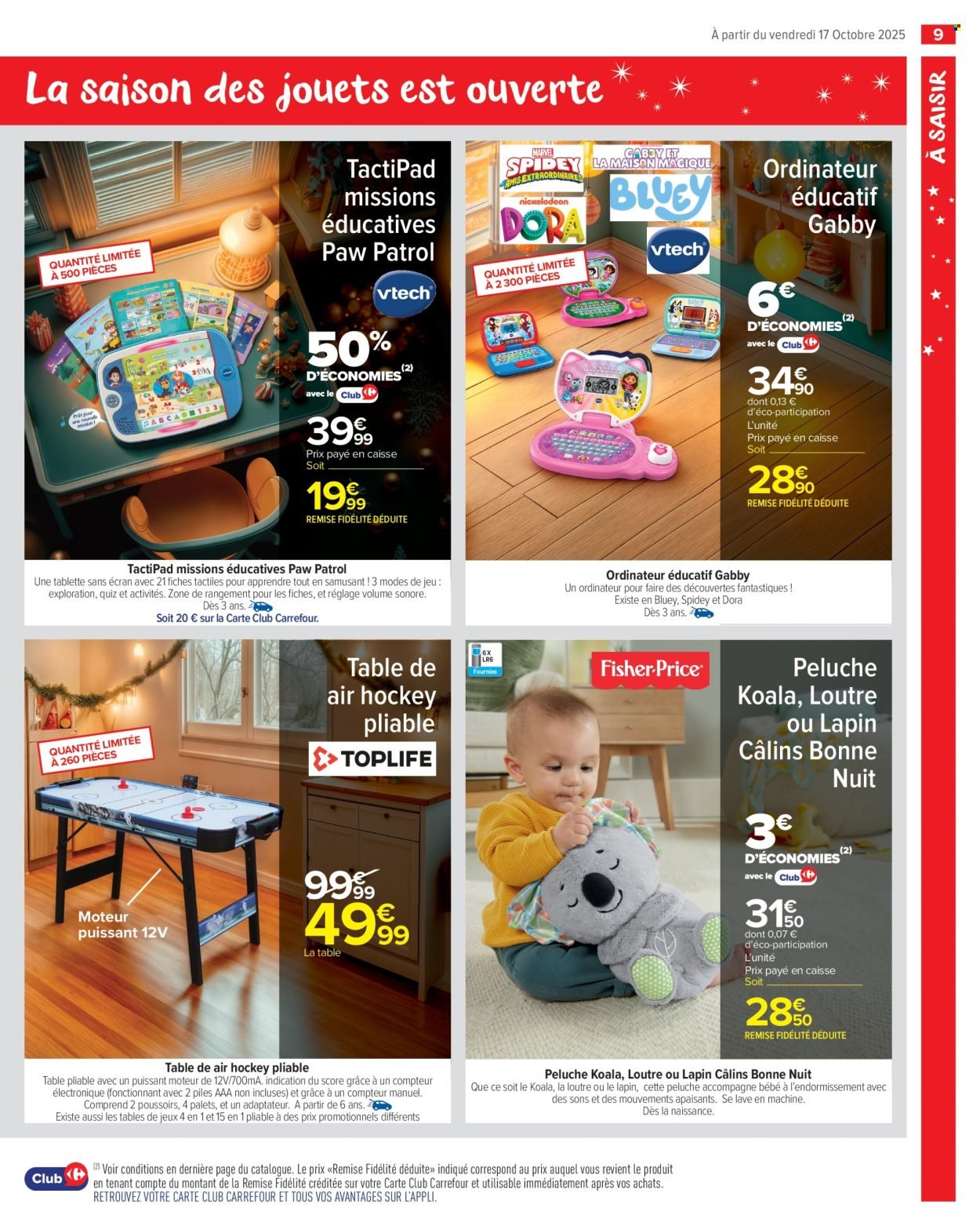 Catalogue CARREFOUR MARKET - LA SAISON DES JOUETS EST OUVERTE (2025-10-09)