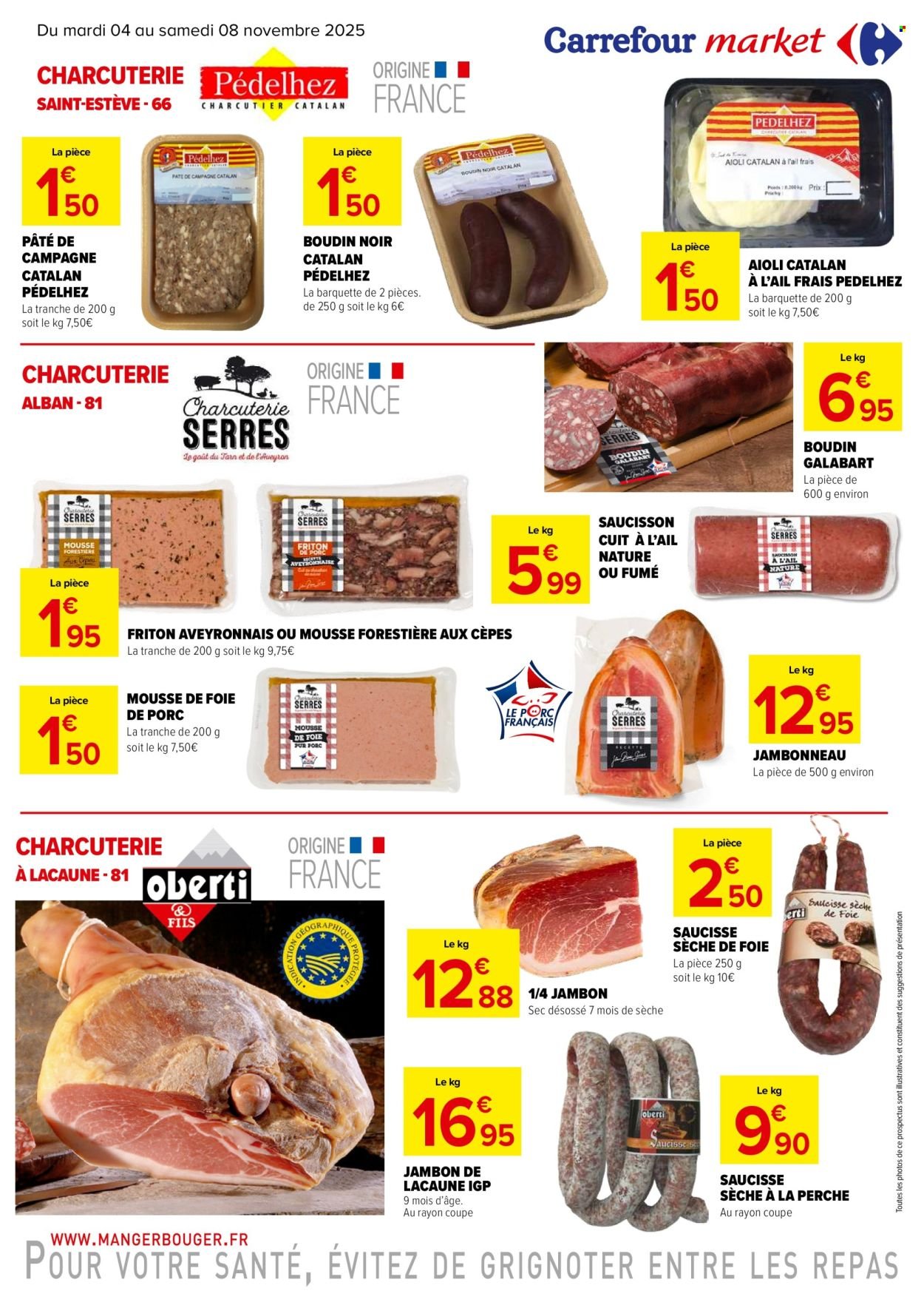 Catalogue CARREFOUR MARKET - FOIRE AU PORC