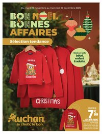 Catalogue AUCHAN - Bon Noël et Bonnes Affaires : Sélection tendance (2025-11-18 - 2025-12-24)