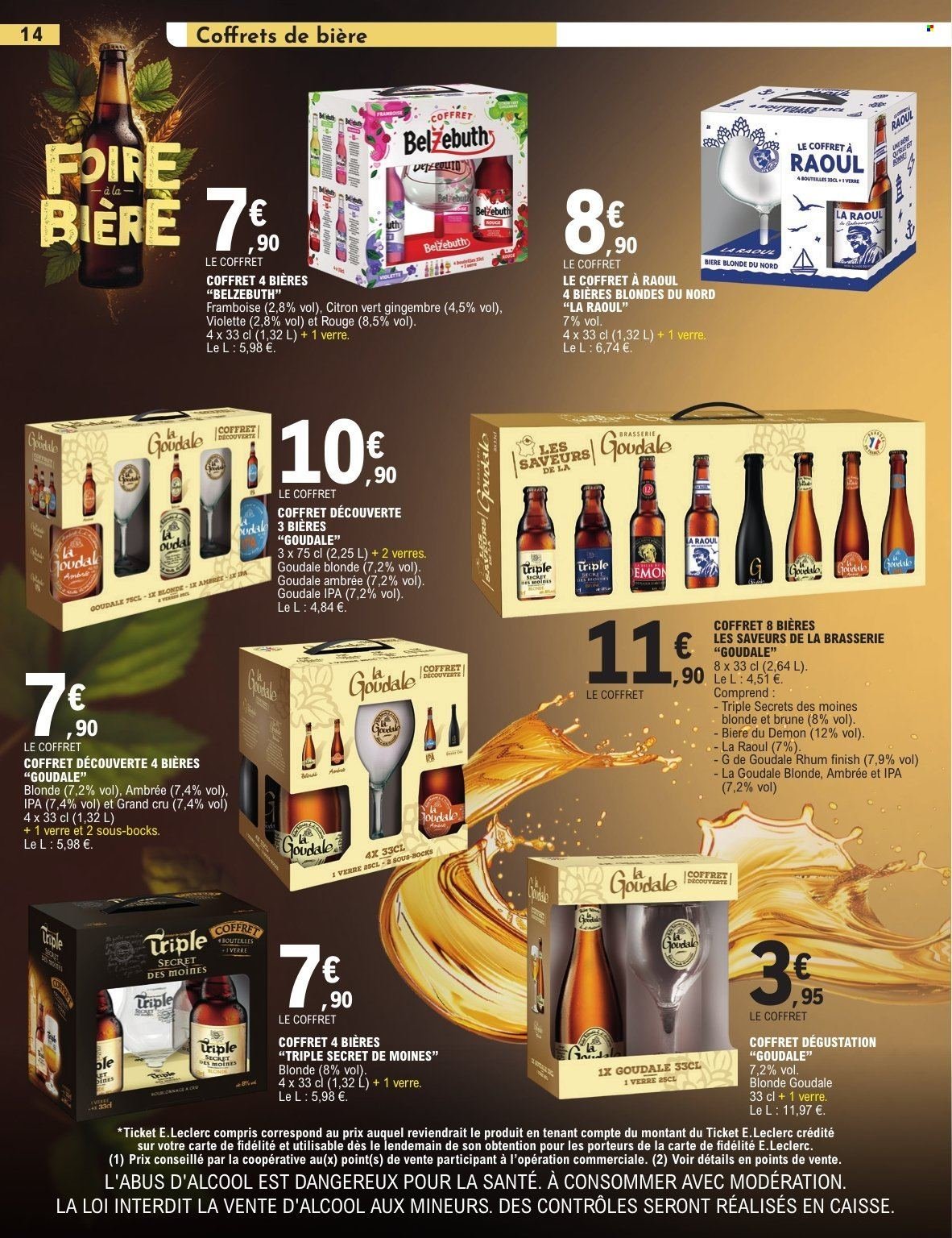 Catalogue E.LECLERC - FOIRE A LA BIERE