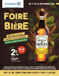 Catalogue E.LECLERC - FOIRE A LA BIERE