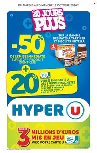Catalogue HYPER U - Les prix bas de la semaine
