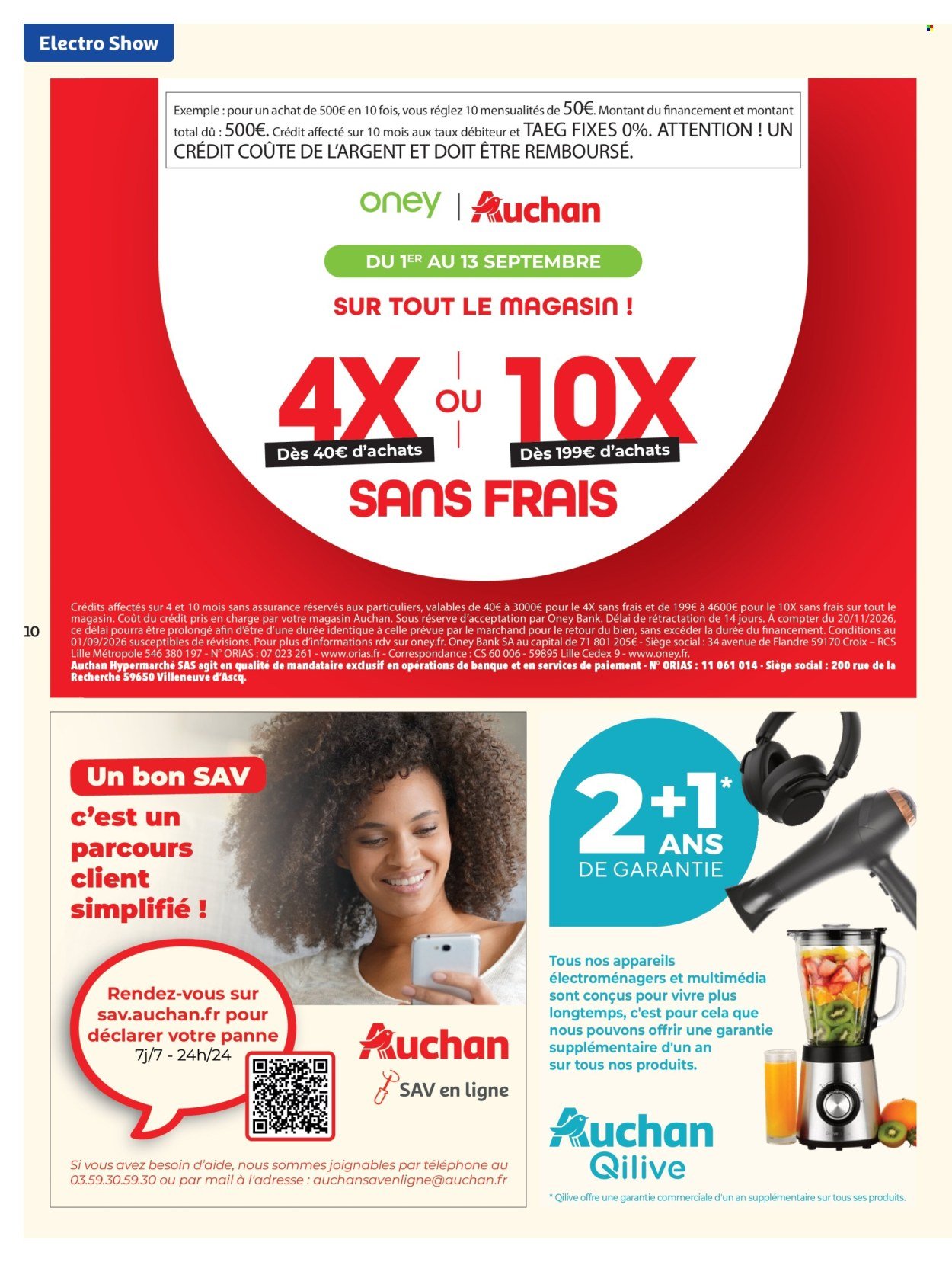 Catalogue AUCHAN - Electroshow