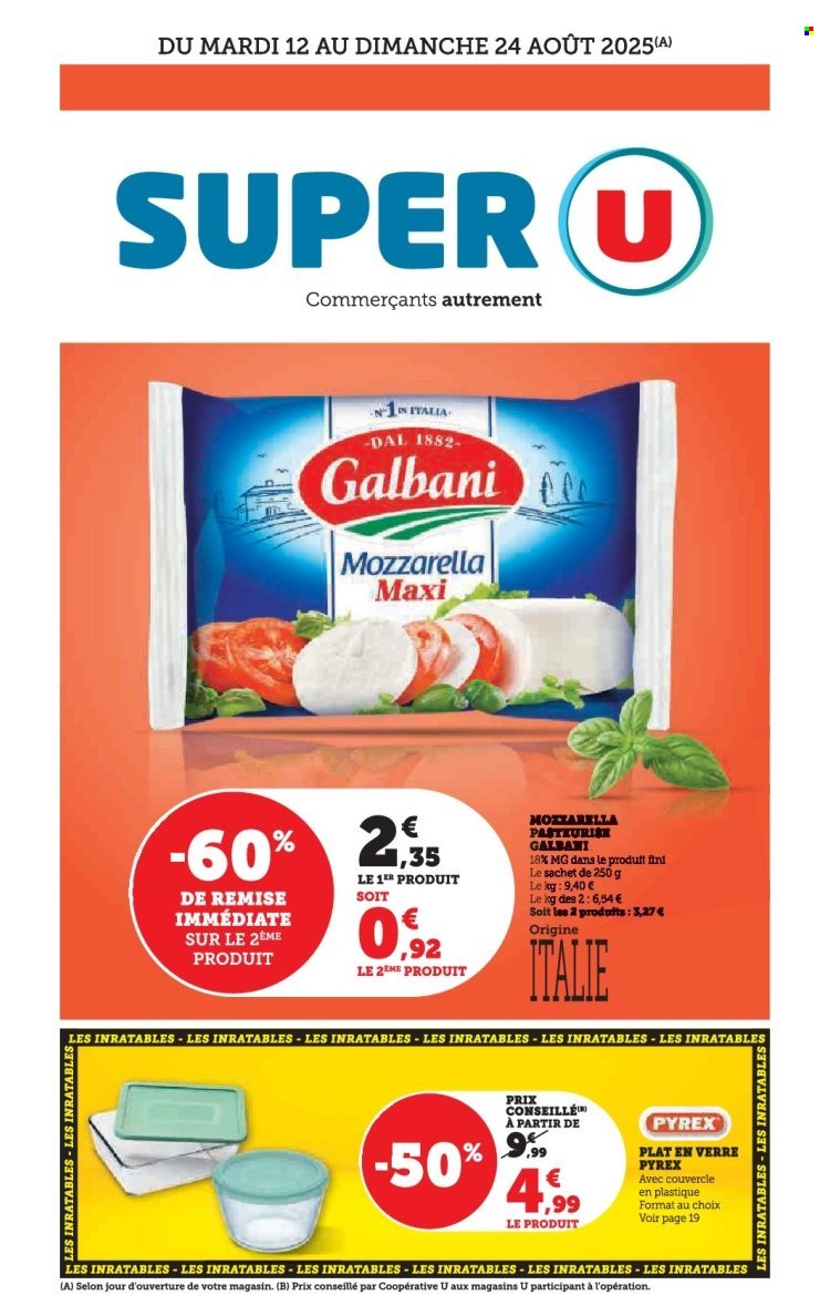 Catalogue SUPER U - Les prix bas de la semaine (2025-08-12 - 2025-08-24)