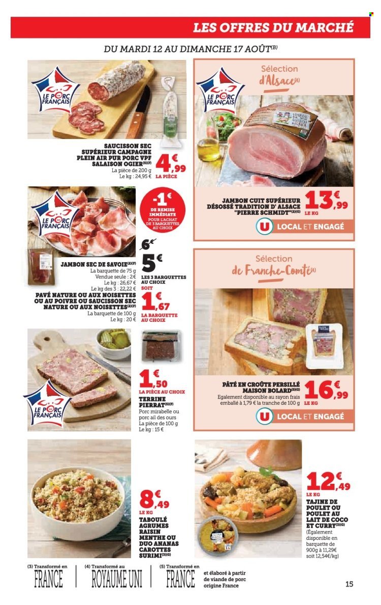Catalogue SUPER U - Les prix bas de la semaine (2025-08-12 - 2025-08-24)