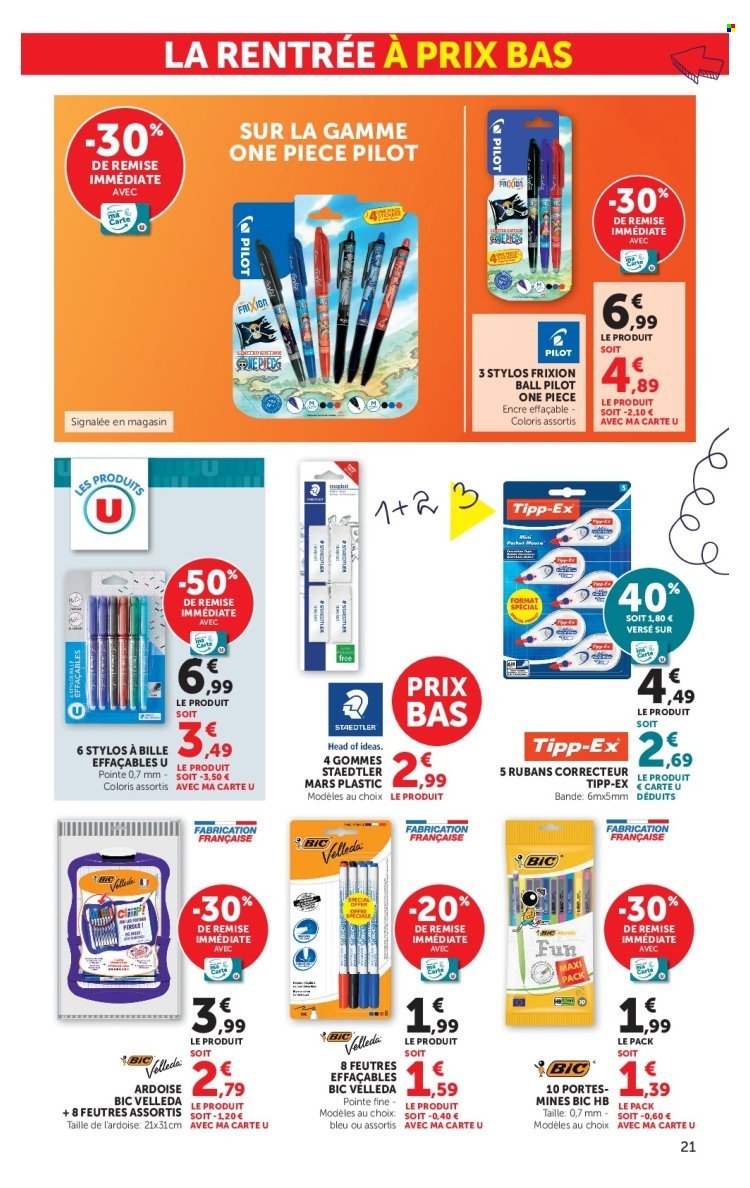 Catalogue HYPER U - La rentrée à prix bas