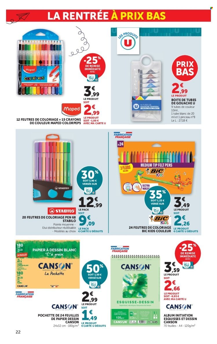 Catalogue HYPER U - La rentrée à prix bas
