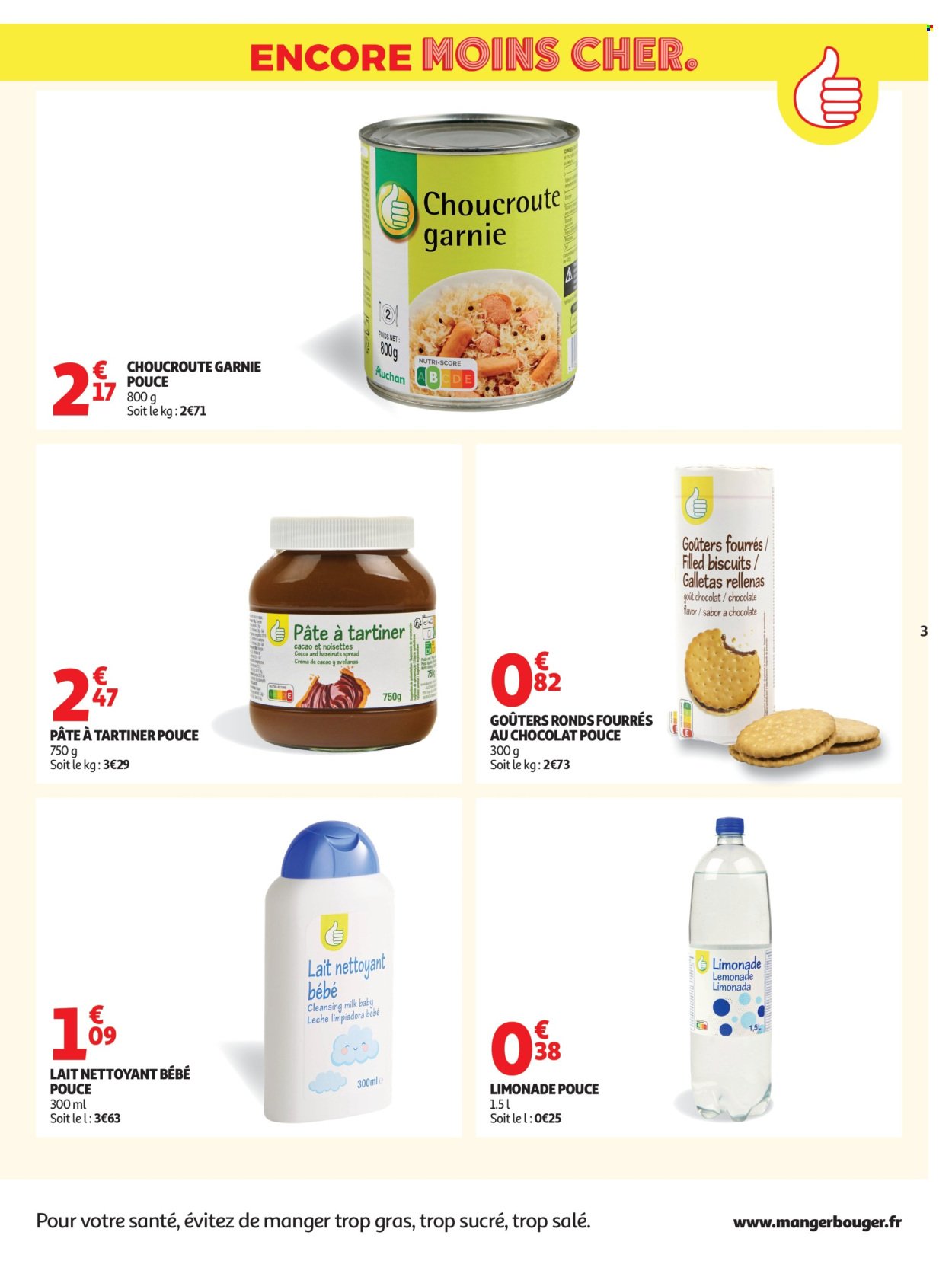 Catalogue AUCHAN - Petits prix marque Pouce